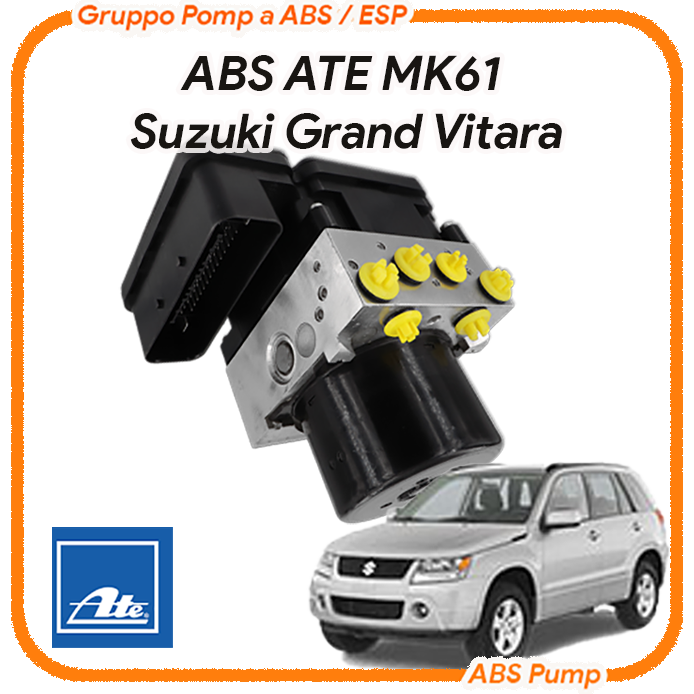 ABS Suzuki Grand Vitara II Ate MK61 Revisione Modulo Pompa ABS Suzuki Grand Vitara II Ate MK61 Revisione Modulo Pompa